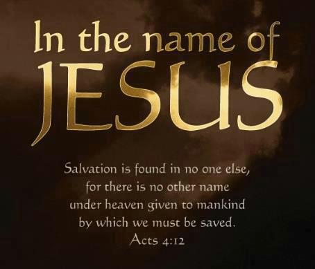 jesus name god call plan christ bible power kjv battle acts lord only there salvation save thou saved given church